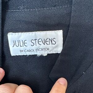 Julie Stevens Black Tunic -1990s